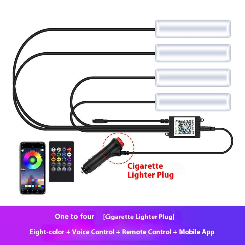 Feet LED ambient light