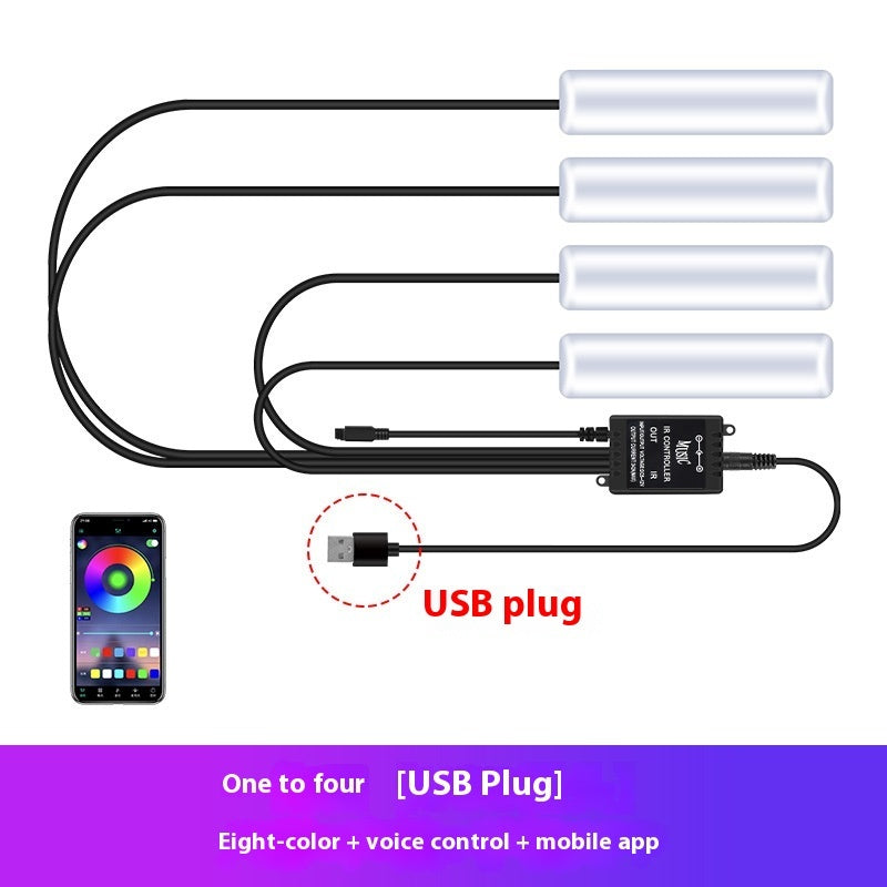 Feet LED ambient light
