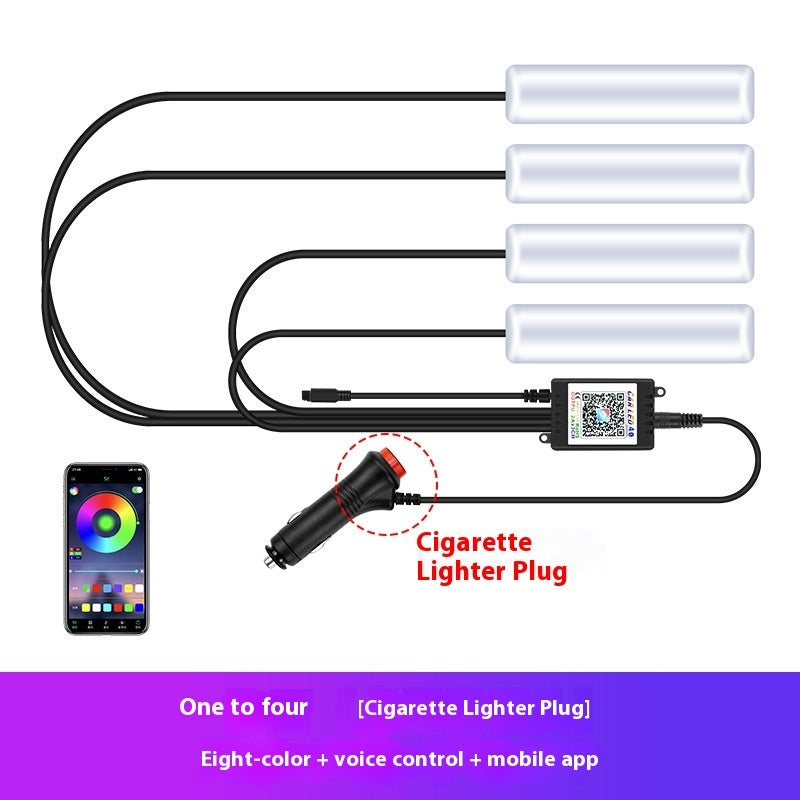 Feet LED ambient light