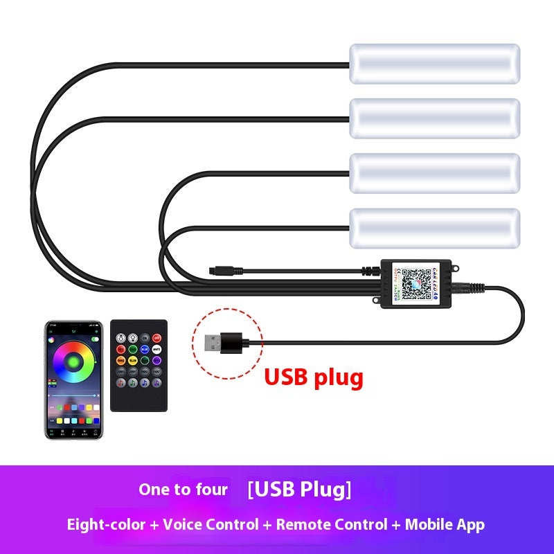 Feet LED ambient light