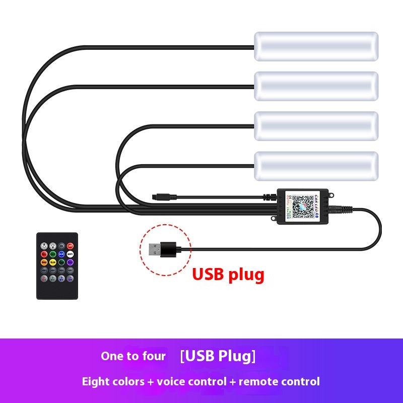 Feet LED ambient light