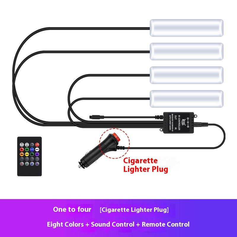 Feet LED ambient light